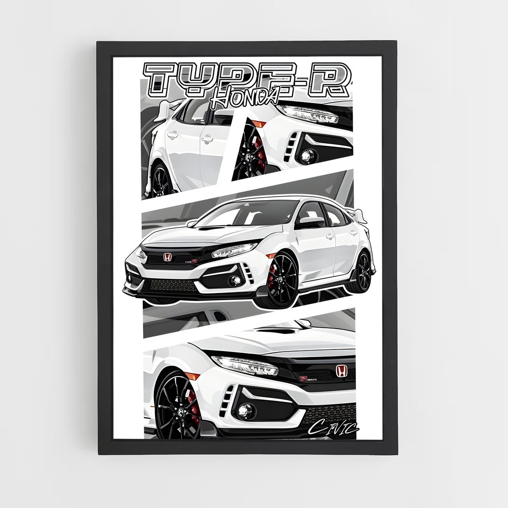 Poster Civic Power – affiche Honda (vue 2)